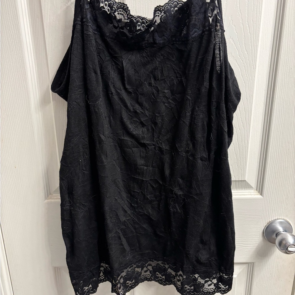 Maurices Black Lace Top